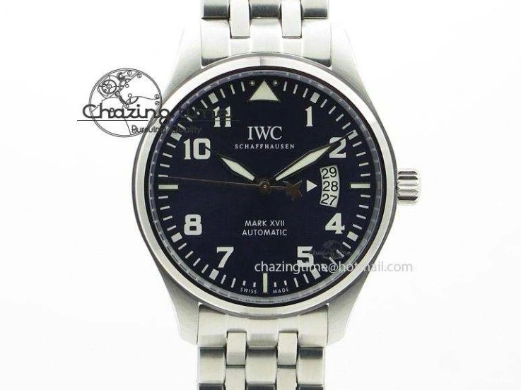 MIROTIME 0507 Supportive Big Pilot IW501008 “Boutique London” SS ZF Best Edition Blue Dial on Blue Leather Strap A 7106